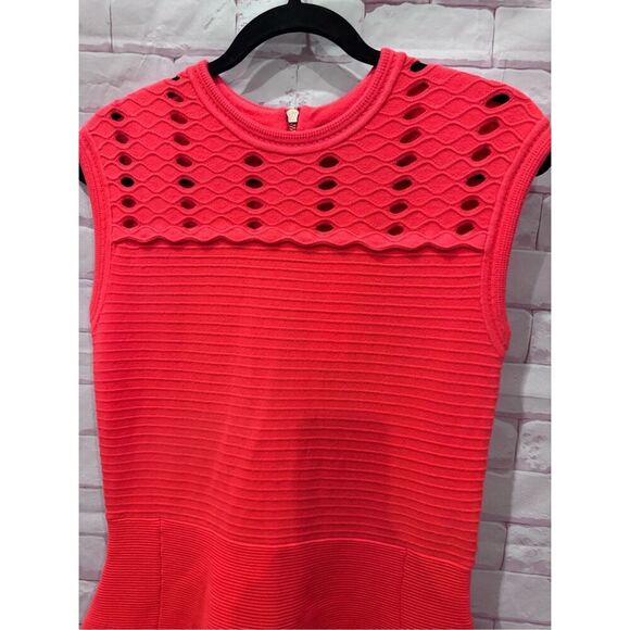 Ted Baker London Jacquard Panel Skater Dress size medium/8 Ted size 3 - Picture 4 of 11